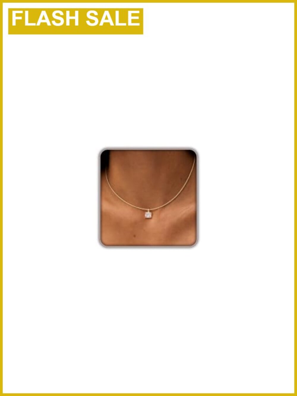 14K Gold Plated CZ Collar Choker Necklace for Women Adjustable 16in